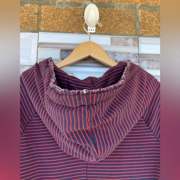 NSF Stripes Print Zip Up Jacket small - Picture 6 of 11